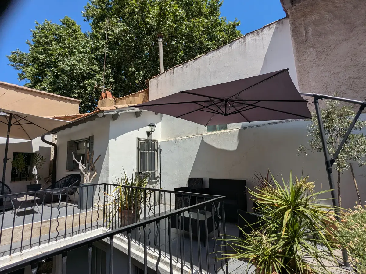Espace de détente dans la maison d'hôtes La Banasterie